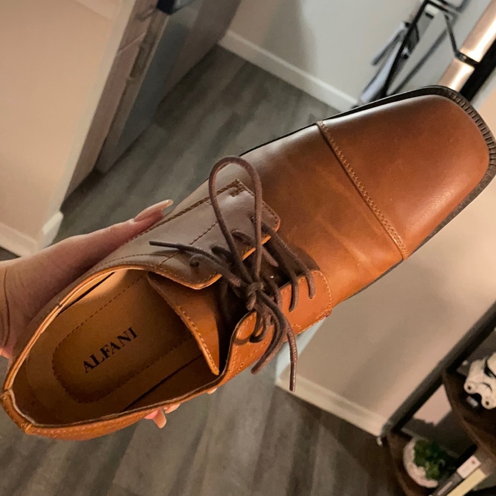 Men’s Alfani Cap Toe Oxford